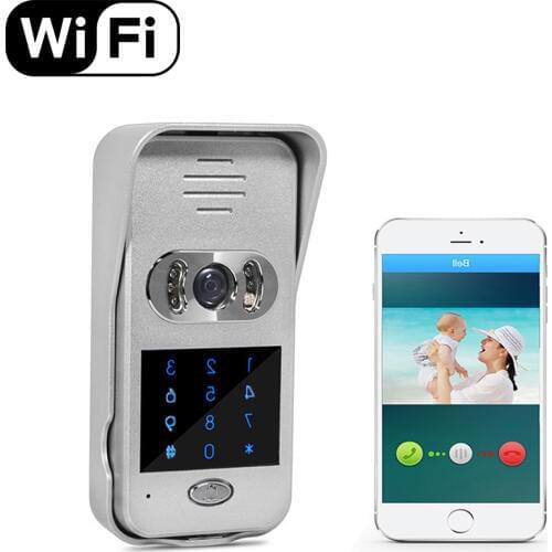 IR Night Vision Smart Phone Remote Wifi Video Camera Intercom Doorbell with Keypad