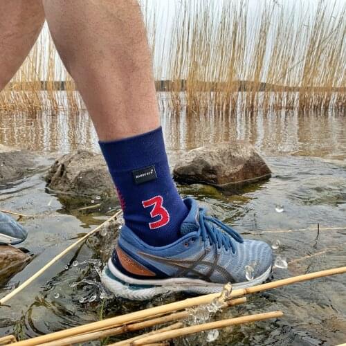 RANDY SUN Hiking Waterproof Breathable Waterproof Socks For Men Women Swimming Hiking Breathable Cycling Socks