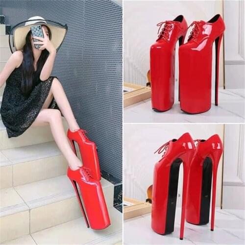 New wedding womens shoes 30cm stilettos net celebrity ladies banquet sexy high-quality stage show fashion show 35-45 46