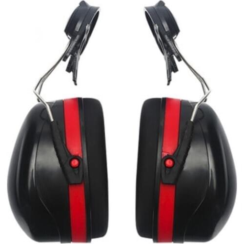 Hard Hat Mounting EarMuffs Mount Noise Reduction Noise-cancelling Helmet Attachable Ear Muffs Anti-Noise Ear Protector