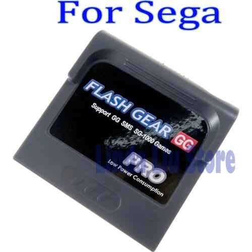 1PC For Sega Card Game Housing Shell Box Case For Sega Game Flash Gear GG Cartridge Card Sticker with Micro SD Card Push Slot