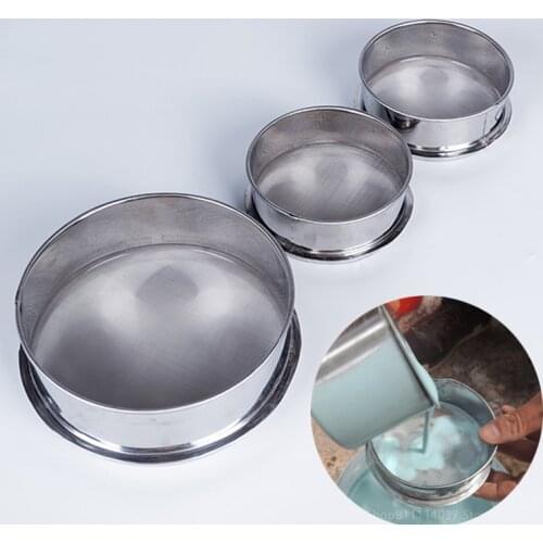 1PCS Pottery Art Tools Ceramic Glaze Sieve Filter Screen Glaze Pigment Stainless Steel Filter Sieve Polymer Clay Modelling Tools