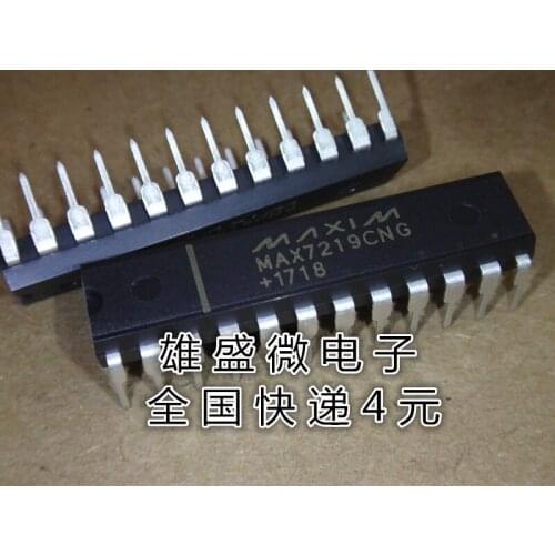 100% Original New In Stock MAX7219CNG MAX7219ENG DIP-24