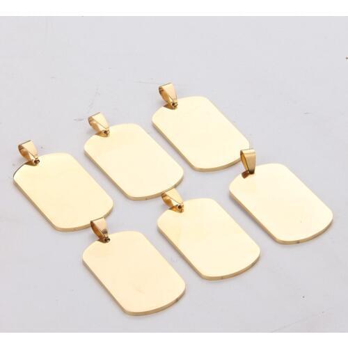 100pcs/lot Stainless Steel Personalized Jewerly pendant Anti-lost Stainless Steel Dog ID Tag Collar Accessories Customized Tag