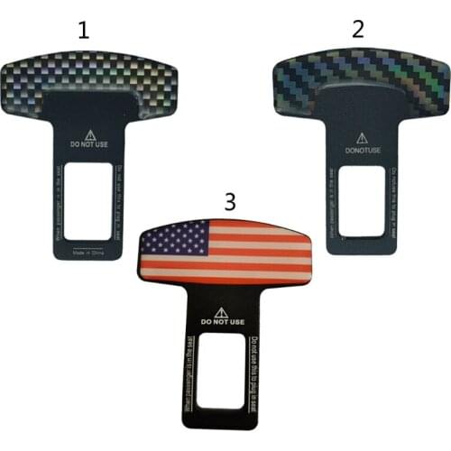 2 Pcs Safety Seat Belt Buckle Alarm Noise Stopper Replacement Car Seatbelt Silencers for Auto Interior Accessories