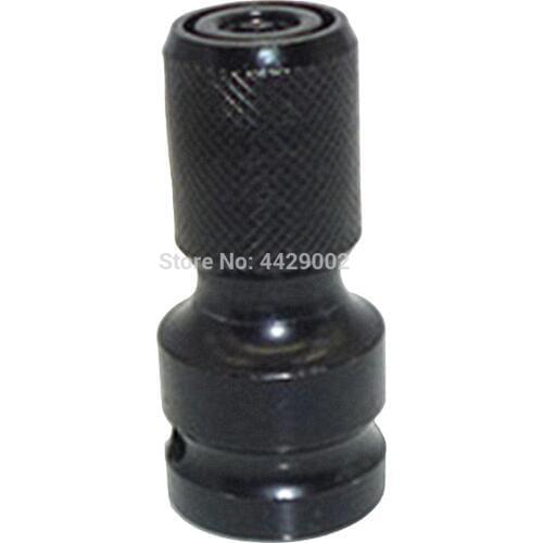 1/2" Dr to 1/4" Hex Quick Release Impact Hex Adaptor Adapter for Hex Shank Screwdriver Bit Socket Adapter Step Drill Chamfer
