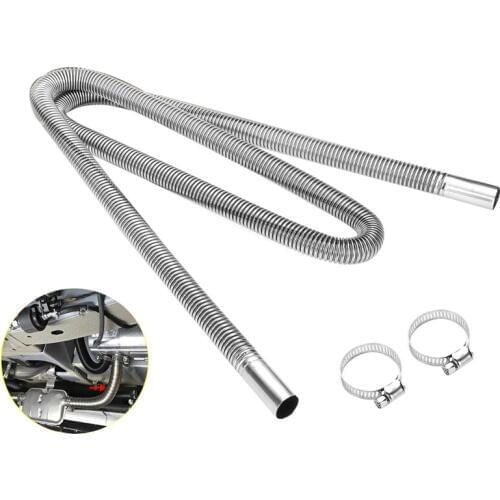 200cm Car Air Parking Heater Exhaust Pipe with 2 Clamps Fuel Tank Exhaust Pipe Hose Tube for crude oil-Heater