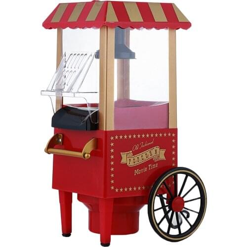 Home Small Electric Carnival Popcorn Maker Retro Machine For Kids EU Plug