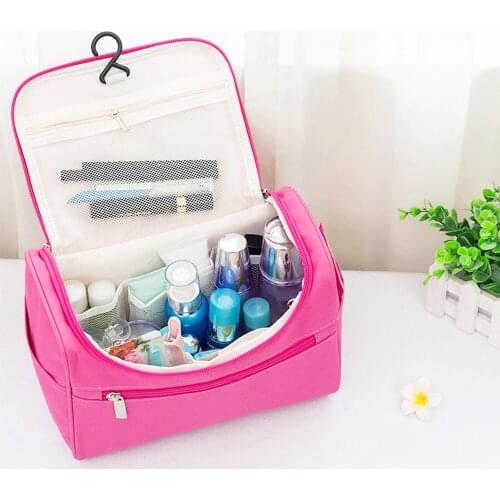 Travel Makeup Bag Multifunction Cosmetic Bags for Women Men Polyester Waterproof Storage Hanging Cosmetic Cases Toiletry Bag