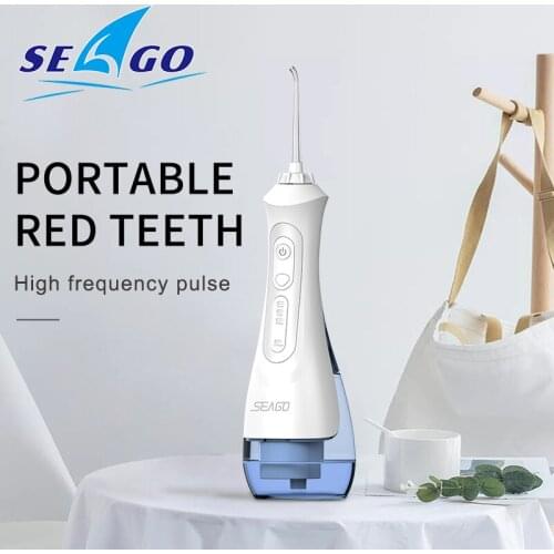 Electric Water Flosser Oral Irrigator Teeth Flusher USB Rechargeable Water Dental 3 Modes 200ML 7PX Waterproof Water Flosser
