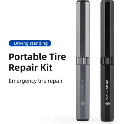 Bicycle Tire kit Portable Strip MTB Road Bike Tire Repair Drill Bike Wheel Tire Puncture Plug Bicycle Repair Kit Tools BR NEW