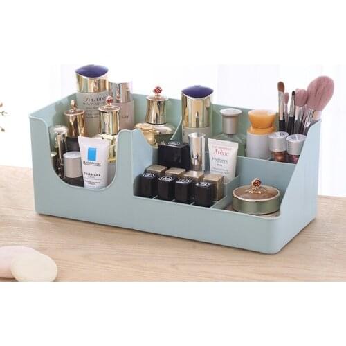 Cosmetic storage box female student dormitory desktop simple large cosmetic box dressing table skin care products mask shelf