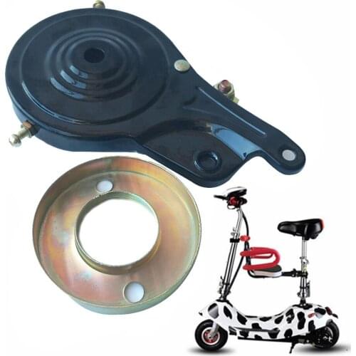 Band Brake Assembly W/ 70mm Black Rotor For Mini Moto Pocket Bike Shredder Pulse Charger Scooter, EZip EZ2 EZ3 HotWheels Shredde