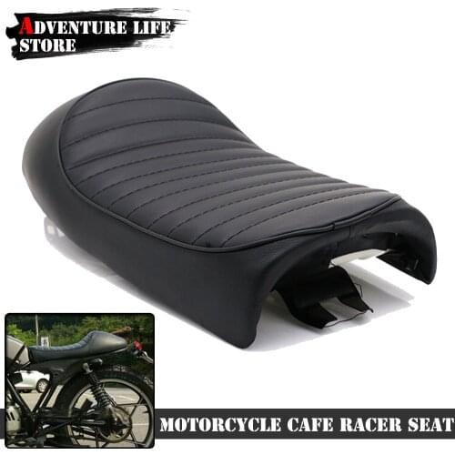 Motorcycle Universal Scrambler Vintage Hump Saddle Seat For Honda CG125 CB350 CB400 CB500 CB750 SR400 XJ XS Cafe Race Retro Seat