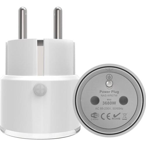 NEO Tuya 16A 2.4GHz WiFi Smart Timer Socket Smart Home Automation Modules Wifi Smart Plug APP Wireless Control With Alexa Google