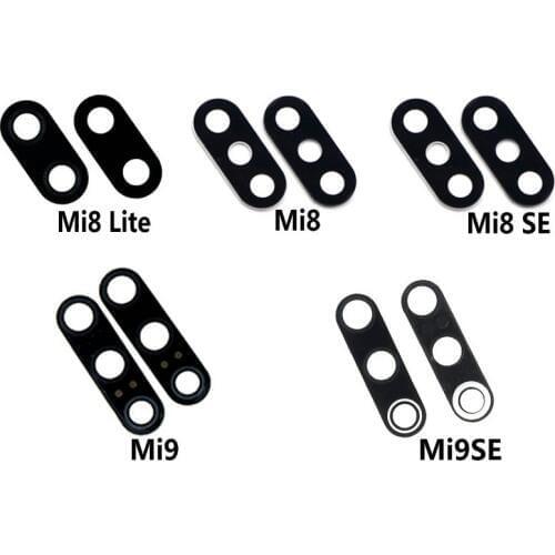 New Rear Camera Glass & Adhesive sticker for Xiaomi Mi8 / Mi8 Lite/ Mi8SE / Mi9 / Mi9SE mobile phone