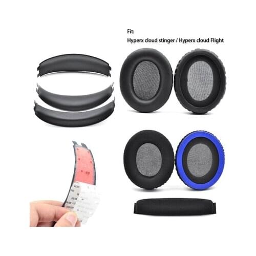 New Replacement Ear Pads Earphone Earmuff Earpads With Headband for Cloud Flight Stinger Headphone