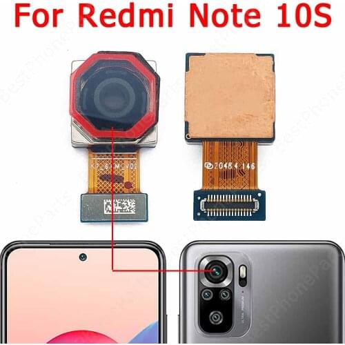 Original Rear Camera For Xiaomi Redmi Note 10S Back Camera Module 64MP Flex Replacement Repair Spare Parts