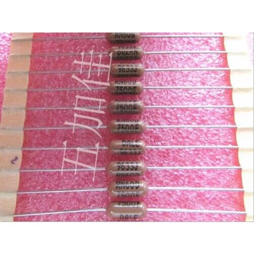 Original New 100% RN60D7500F 750R 1% 1/2W high precision metal film resistor (Inductor)