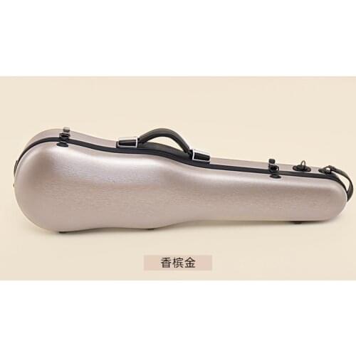 Full size 4/4 violin Case carbon fiber composite Gold Strong 200kg pressure