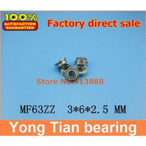 MF63ZZ F673 F673-ZZ F673ZZ F673-2Z F673Z zz z 2z MF63-ZZ MF63 Flanged Flange Deep Groove Ball Bearing 3 x 6 x 2.5mm High Quality