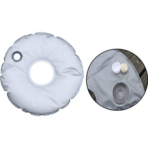 Foldable PVC Umbrella Base Water Filled Weight Bag for Garden Patio Beach Parasol Stand Pole Tripod