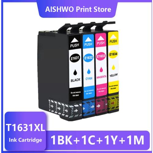 ASW 16XL T1631 - T1634 Compatible ink Cartridge for Epson WorkForce WF 2010 2540 2750 2510 2520 2530 2760 Printer