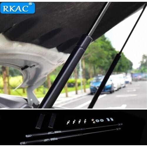For Toyota RAV4 2013 2014 2015 2016 2017 2018 Hydraulic Rod Strut Rod Telescopic Rod Engine Hood lift Support 2pcs Car Styling