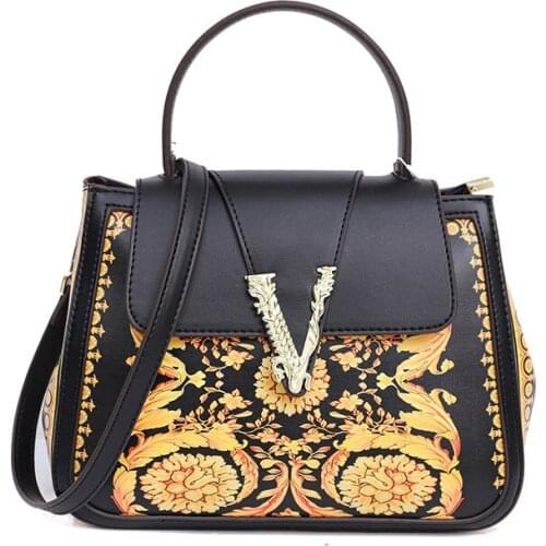 Pu Leather Shoulder Bags Messenger Bag 2021 No Logo Retro Classic Women Bag Luxury Designer Handbag European Style Quality