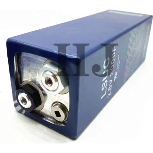 Super capacitors Super capacity automotive electronic rectifier 2.8V3000F screw hole capacitor