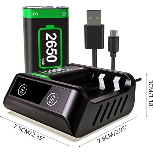 H7JA Daily Household Supplies Reusable Lithium Battery Compatible with X box Series Gamepad Rechargeable Batteries