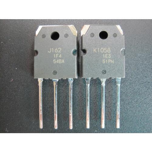 1Pair 2SK1058 2SJ162 K1058 J162 audio amplifier good quality