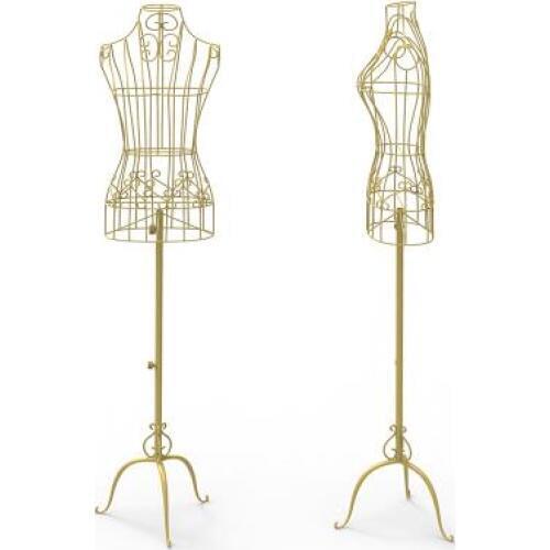 Clothes Hanger Wedding Dress Full Body Frame Iron Art Mannequin Exhibition Clothing Model