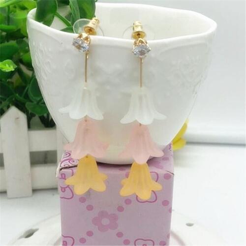 Shiny Side BrandFashion jewelry pendientes mujer moda 2019 Resin horn pendant earrings for women
