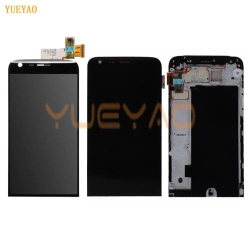 YUEYAO 5.3" Original LCD Display For LG G5 LCD Touch Screen with Frame H850 H840 H860 Replacement Screen For LG G5 LCD Display
