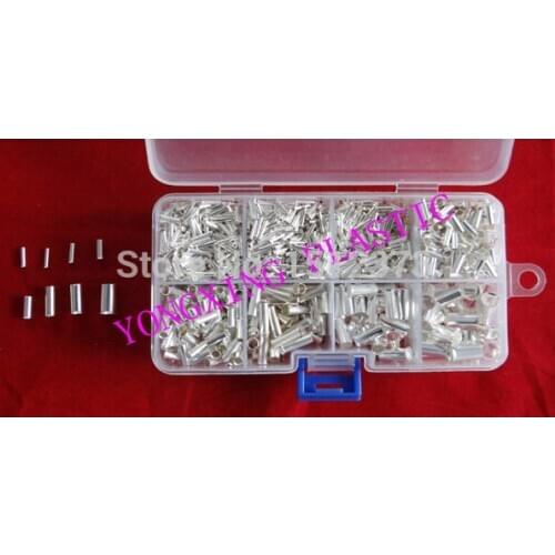 1405PCS/Lot naked insulated terminall block wire ferrules connector 8size mixed from 22-16AWG