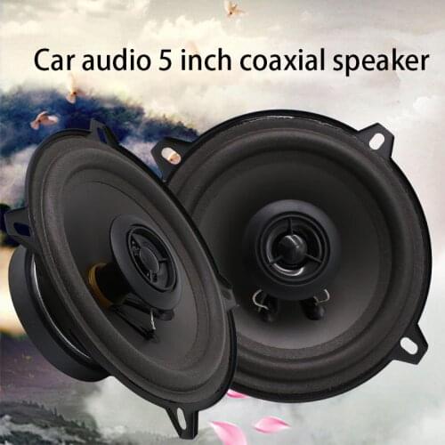 Car 80W 4 ohm 5 inch speaker high fidelity coaxial speaker car interior speaker car speaker with tweeter car horn one pair price