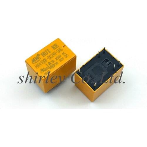 Free Shipping 100PCS 100% NEW Original Relay Relay HK4100F-DC24V-SHG HUI KE 24VDC 6pin 3A 250V
