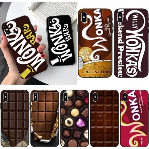 JHTAO Willy Wonka Bar With Golden Ticket Sweet Chocolate Phone Case For iPhone 12 Mini 11 Pro XS Max X XR 7 8 Plus