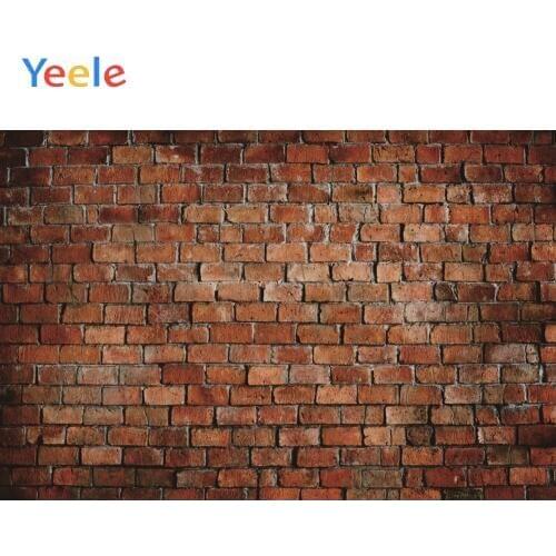 Yeele Brown Brick Wall Grunge Portrait Old Style Cool Photography Backgrounds Customized Photographic Backdrops for Photo Studio