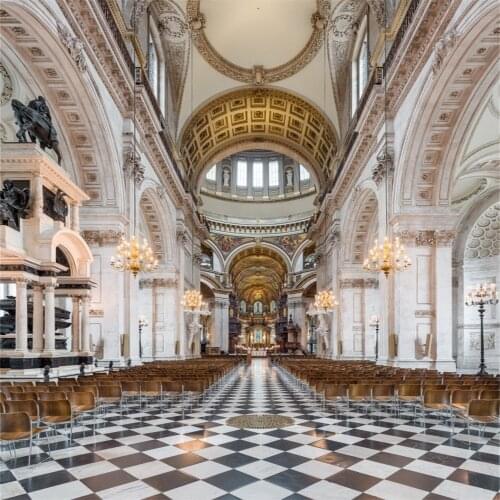 Laeacco Gorgeous Palace Interior Chandelier Chairs Photographic Backgrounds Customized Photography Backdrops For Photo Studio