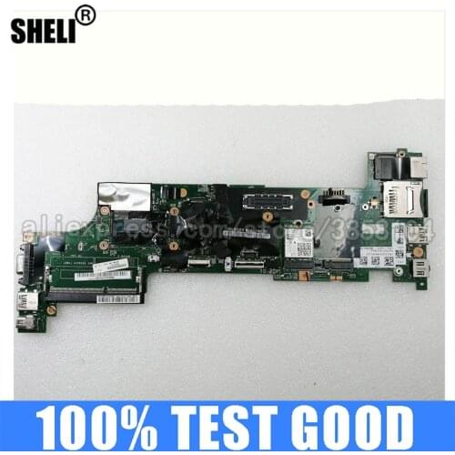 SHELI For Lenovo Thinkpad X240 Laptop motherboard SR1ED I5-4300U CPU DDR3L 04X5164 VIUX1 NM-A091 Main board