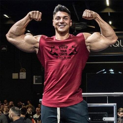 Bodybuilding Stringer Singlets Gym Tank Top Men Fitness Clothing Fashion Cotton Sportswear Summer Sleeveless Shirt Workout Vest