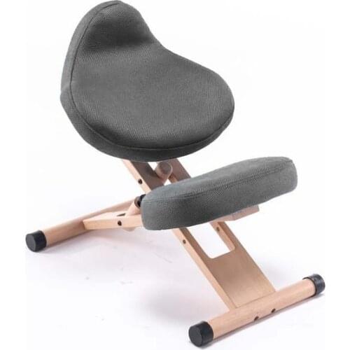 Fashion Simple Upgraded Version Ergonomic Kneeling Chair Modern Solid Wood Knee Office Stool Sitting Posture Correction Chair