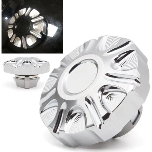 Motorcycle Aluminum Silver Oil Fuel Tank Gas Cap Cover Motorbike For Harley Street 750 500 2015 2016 2017 2018 2019