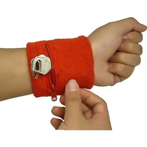 Outdoor Running Cycling Wrist Band Wallet Safe Storage Wallet Zipper Wrist Wrap Sport Strap Wrister