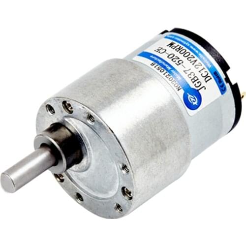 JGB37-520DC Low-speed Motor Micro DC Gear Motor 6v12v24v Speed Adjustable High-speed DC Small Electric Motor For DIY Hobby