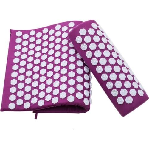 New Hot Acupressure Mat Massager Mat Relieve Stress Pain Mat Relief Stress Body Massage Pillow Cushion With Bag Massage Mat