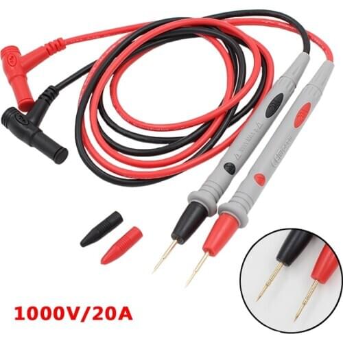 General purpose 20A 1000V probe test lead fine-pointed needle digital multimeter clamp meter tester wire and cable nib