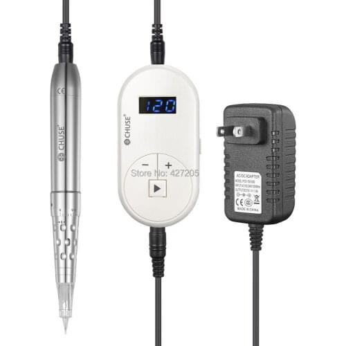 CHUSE C18 Classic Tattoo Permanent Makeup Machine Kits Rotary Pen with needles For Microblading Eyebrow Lips